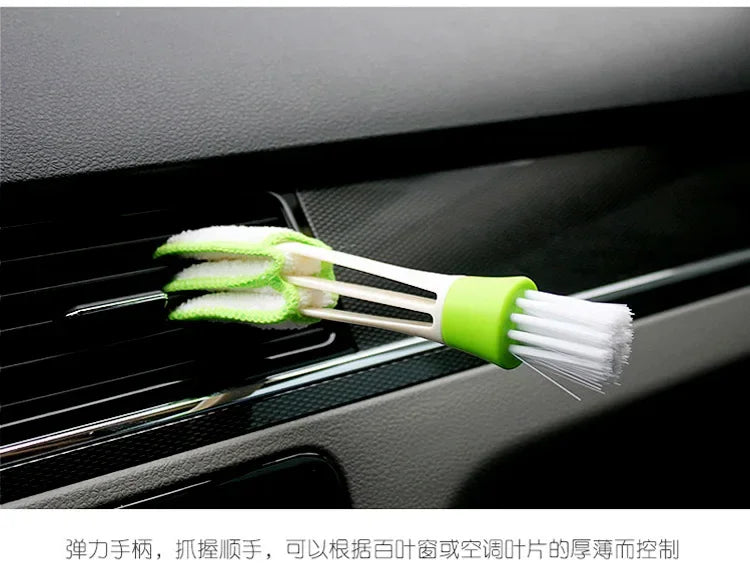 Car Air Conditioner Vent Brush Microfibre Car Grille Cleaner Auto Detailing Blinds Duster Car Cleaning Brush Interior Accessori